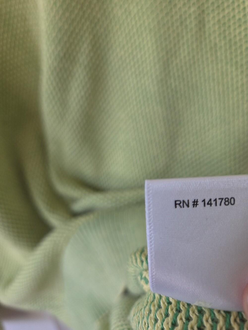 Bobby Jones 100% Peruvian Pima Cotton Medium Men's Sweater VNeck Green Golf - Picture 5 of 10